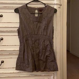 Dressy brown tank